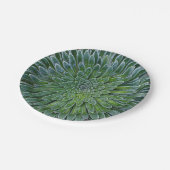 Sukkulente Wüste-Pflanze Pappteller (Schrägansicht)