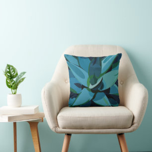 Sukkulenten Blaue Agave Kaktus Sukkulenten Kissen