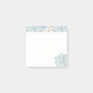Sukkulenten-Kunstmuster Post-it Klebezettel