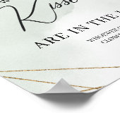 Sukkulenten Raten Sie, wie viele Küsse im Glas sin Poster (Ecke)