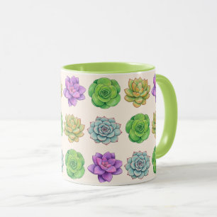 Sukkulenten Tasse