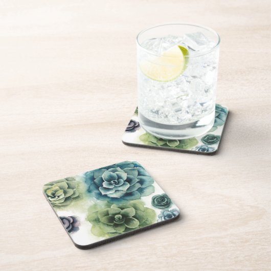 Sukkulentencluster Getränkeuntersetzer (Rechte Seite)