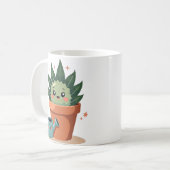 Sukkulentenfreunde Kaffeetasse (Vorderseite Links)
