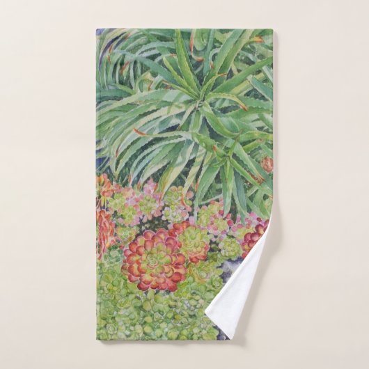 Sukkulentengarten Handtuch (Handtuch)