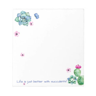 Sukkulenter Editor Notizblock