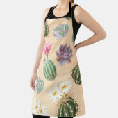 Sukkulenter Kaktus: Muster mit hohem Detail Schürze (InSitu)