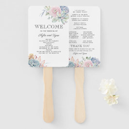 Sukkulentes Blumenblütenfest Fächer