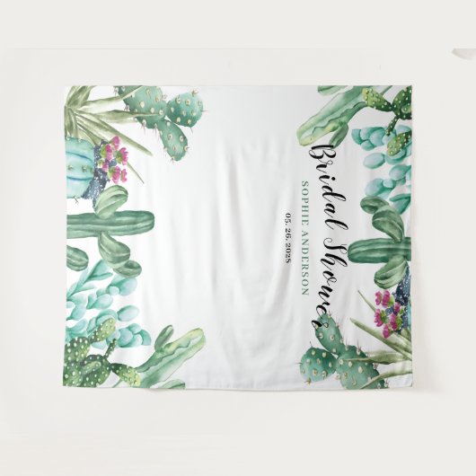 Sukkulentes Brautparty  Wandteppich (Vorderseite (Horizontal))