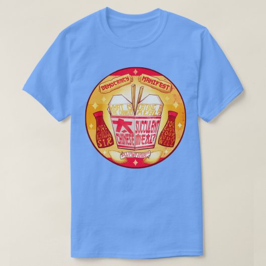 Sukkulentes Chinesisches Essen T-Shirt (Design vorne)