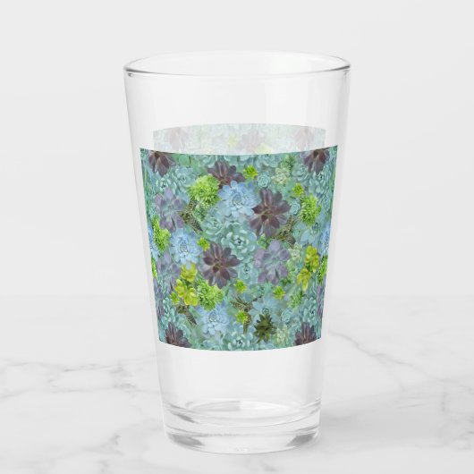 Sukkulentsee Glas (Rückseite)