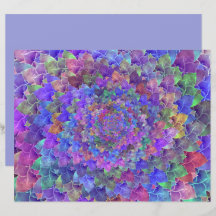 Sukkulinarische Abstrakte Kunst Florenz Lila Farbe