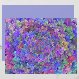 Sukkulinarische Abstrakte Kunst Florenz Lila Farbe