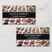 Sukkuline | Blumen | Kinderzimmer Visitenkarte (Vorne/Hinten)