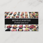 Sukkuline | Blumen | Kinderzimmer Visitenkarte (Vorderseite)