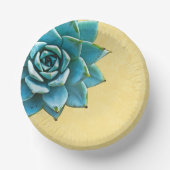 Sukkuline Gelblackierung Pappteller (Vorderseite)