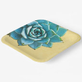 Sukkuline Gelblackierung Pappteller (Gewinkelt)