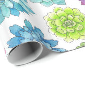 Sukkuline Geschenkpapier (Rolleneckpunkt)