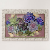 Sukkuline Kunst Puzzle (Horizontal)