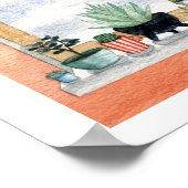 Sukkuline und Golden Gate Bridge Poster (Ecke)