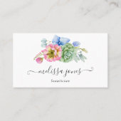 Sukkuline Visitenkarte (Vorderseite)