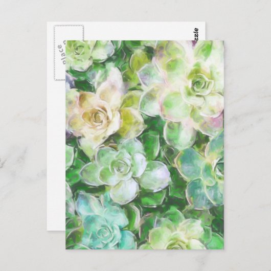 Sukkultureller Garten von Cindy Bendel Postkarte (Vorne/Hinten)