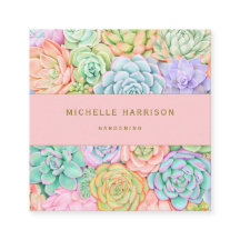 Sukkultureller Garten Wasserfarben Farben Pastell 