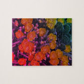 Sukkulturen Abstrakte Blume Artistischer Blumengar Puzzle (Horizontal)