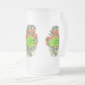 Sukkulturen auf Gartenkies Mattglas Bierglas (VorderseiteRechts)