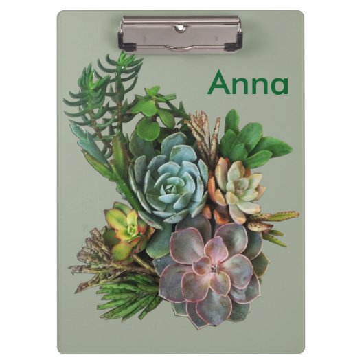 Sukkulturen aus Südafrika Klemmbrett (Vorderseite)
