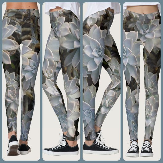 Sukkulturen Botanisches Silvery Blue Leggings