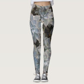 Sukkulturen Botanisches Silvery Blue Leggings (Vorderseite)