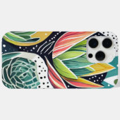 Sukkulturen in grün und rosa Case-Mate iPhone hülle (Rückseite (Horizontal))