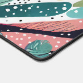 Sukkulturen in grün und rosa schreibtischunterlage (Ecke)