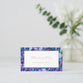 Sukkulturen Rosa und Lila formale Schönheit Boutiq Visitenkarte (Stehend Vorderseite)