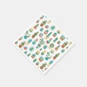 Sukkulusmuster Serviette (Ecke)