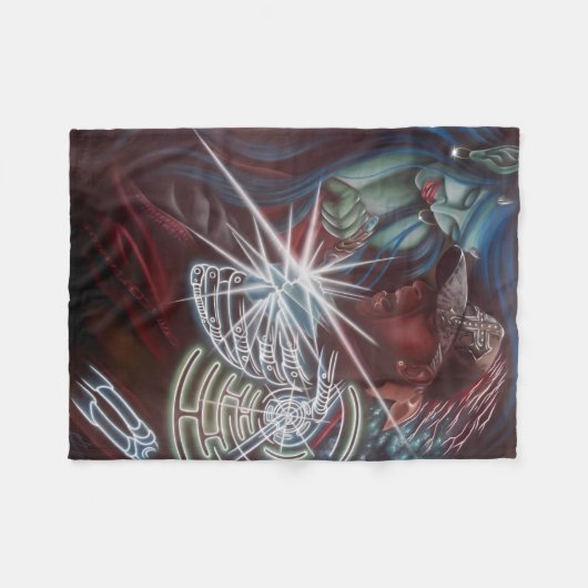 Sukubus Fleecedecke (Vorderseite (Horizontal))