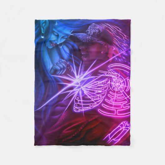 Sukubus Fleecedecke (Vorderseite)