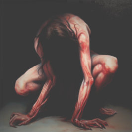 Sukubus in Not | Aufkleber