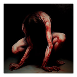 Sukubus in Not | Glossarpapier drucken Poster