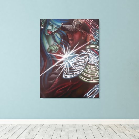 Sukubus Leinwanddruck (Insitu (Holzboden))