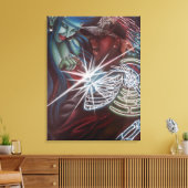 Sukubus Leinwanddruck (Insitu (Wohnzimmer))