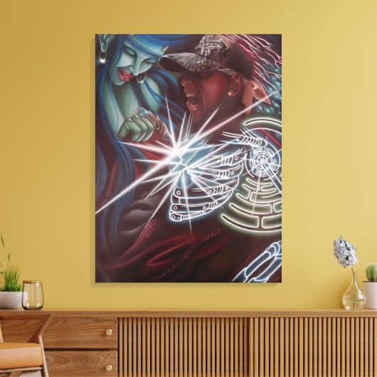 Sukubus Leinwanddruck (Insitu (Wohnzimmer))