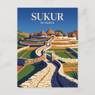 Sukur Kulturlandschaft Nigeria Postkarte