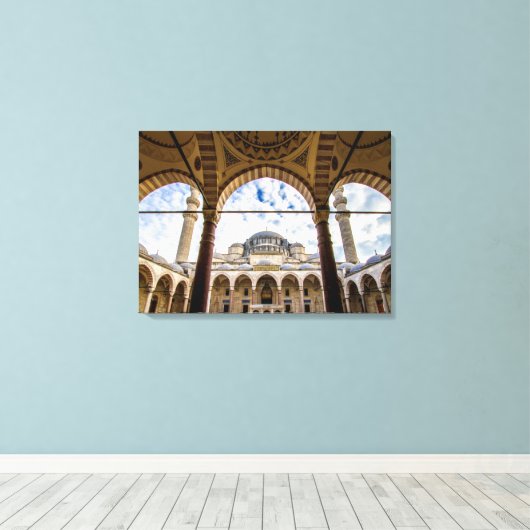 Sulamine Moschee, Istanbul Türkei Leinwanddruck (Insitu (Holzboden))