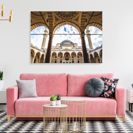 Sulamine Moschee, Istanbul Türkei Leinwanddruck (Insitu (Wohnzimmer))