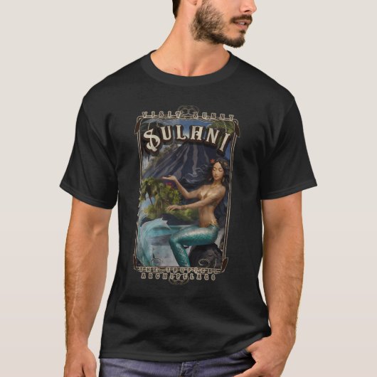 Sulani Vintage Travel Poster T-Shirt (Vorderseite)