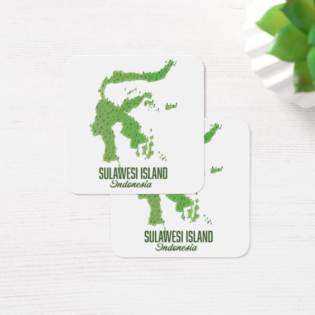 Sulawesi Insel Indonesien Karte (Schreibtisch)