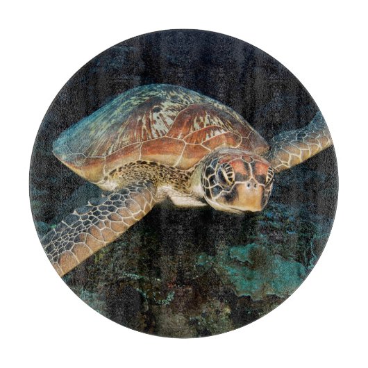 Sulawesi | Meeresschildkröte Schneidebrett (Vorderseite)