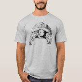 Sulcata Schildkröten-afrikanische angetriebene T-Shirt (Vorderseite)