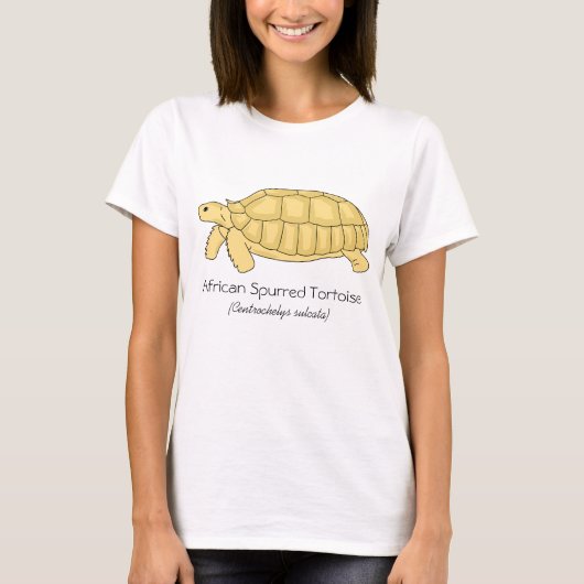 Sulcata Schildkröten-Shirt T-Shirt (Vorderseite)